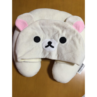 Rilakkuma 拉拉熊旅行枕 午睡枕 白熊
