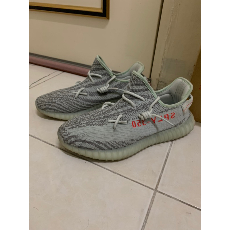 yeezy350 冰藍斑馬