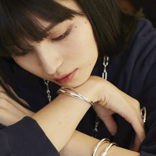 [Nothing And Others] Nuance line cross Bangle 手環