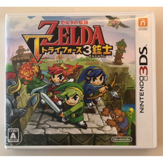 二手 日版 3DS 薩爾達傳說 三角神力 3 劍客 The Legend of Zelda 薩爾達傳說 三角神力三劍客