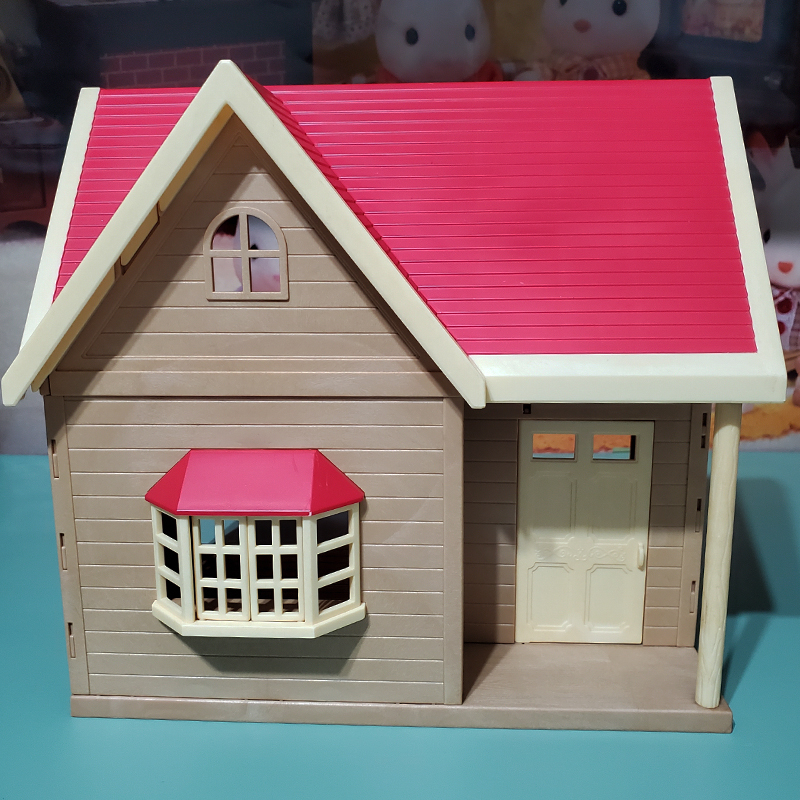 Sylvanian Families 森林家族 木莓林小屋 紅莓屋 紅屋頂小屋 二手無盒 絕版〈清空間放山雞〉