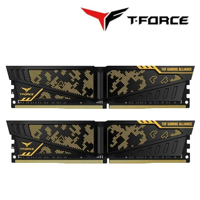 二手良品 十銓T-FORCE VULCAN TUF Gaming Alliance DDR4 3600 16GBX2