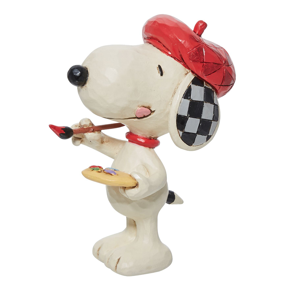 Enesco精品雕塑 Snoopy 畫家史努比迷你居家擺飾 EN34026