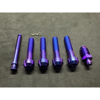 Ti6Al4V鈦合金卡鉗插銷螺絲組 ANCHOR 銨科 ANC-2 對四卡鉗 適用