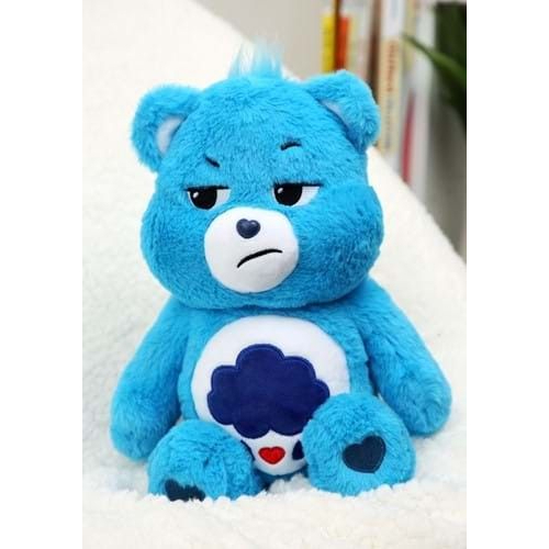 韓國帶回 care bears 藍色易怒熊 grumpy bear 安撫娃娃 大人小孩都適用 彩虹熊 小熊娃娃