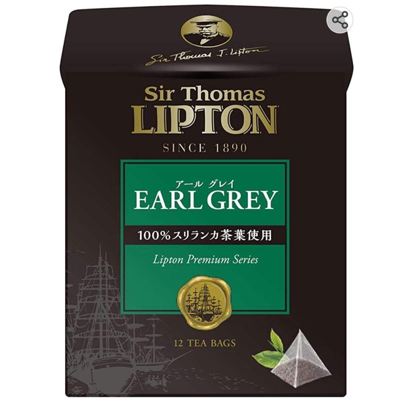 🇯🇵日本 Lipton 立頓 日本限定 Sir Thomas(托馬斯立頓爵士)系列 伯爵茶袋 1組(12包）