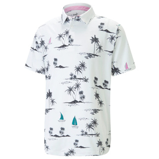 歐瑟-PUMA GOLF Cloudspun 男款短袖POLO衫美版 #53745401（白色）
