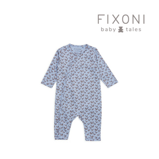 Brands4Kids 海豚演唱會-斜襟連身兔裝(藍)_Fixoni系列(4種尺寸可選)