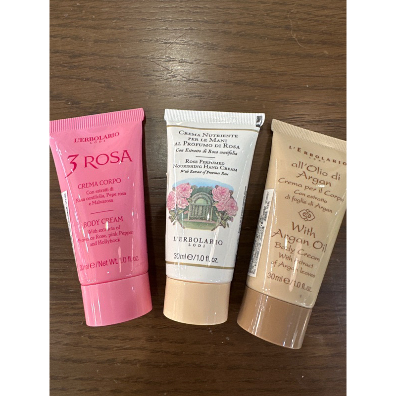 蕾莉歐 玫瑰三重 亞根果 玫瑰 鳶尾花 檸檬 手部修護霜 各種味道 香氛身體潤膚霜 護手霜 30ml 沐浴乳50ml