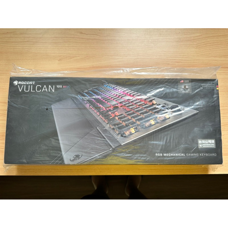 ROCCAT VULCAN 120 AIMO 英文鍵電競鍵盤 迷幻灰