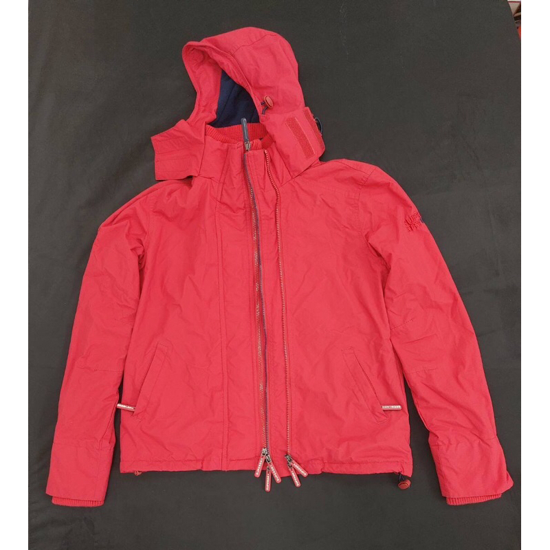 Superdry Arctic Windcheater 紅藍 防風夾克 三層拉鍊 極度乾燥 外套 女款   外套