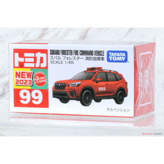 「芃芃玩具」TOMICA 多美小汽車NO.99 SUBARU 速霸陸 消防指揮車 貨號22438