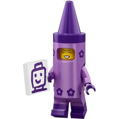 ［點子樂高］Lego 71023 紫色蠟筆人，高雄可面交