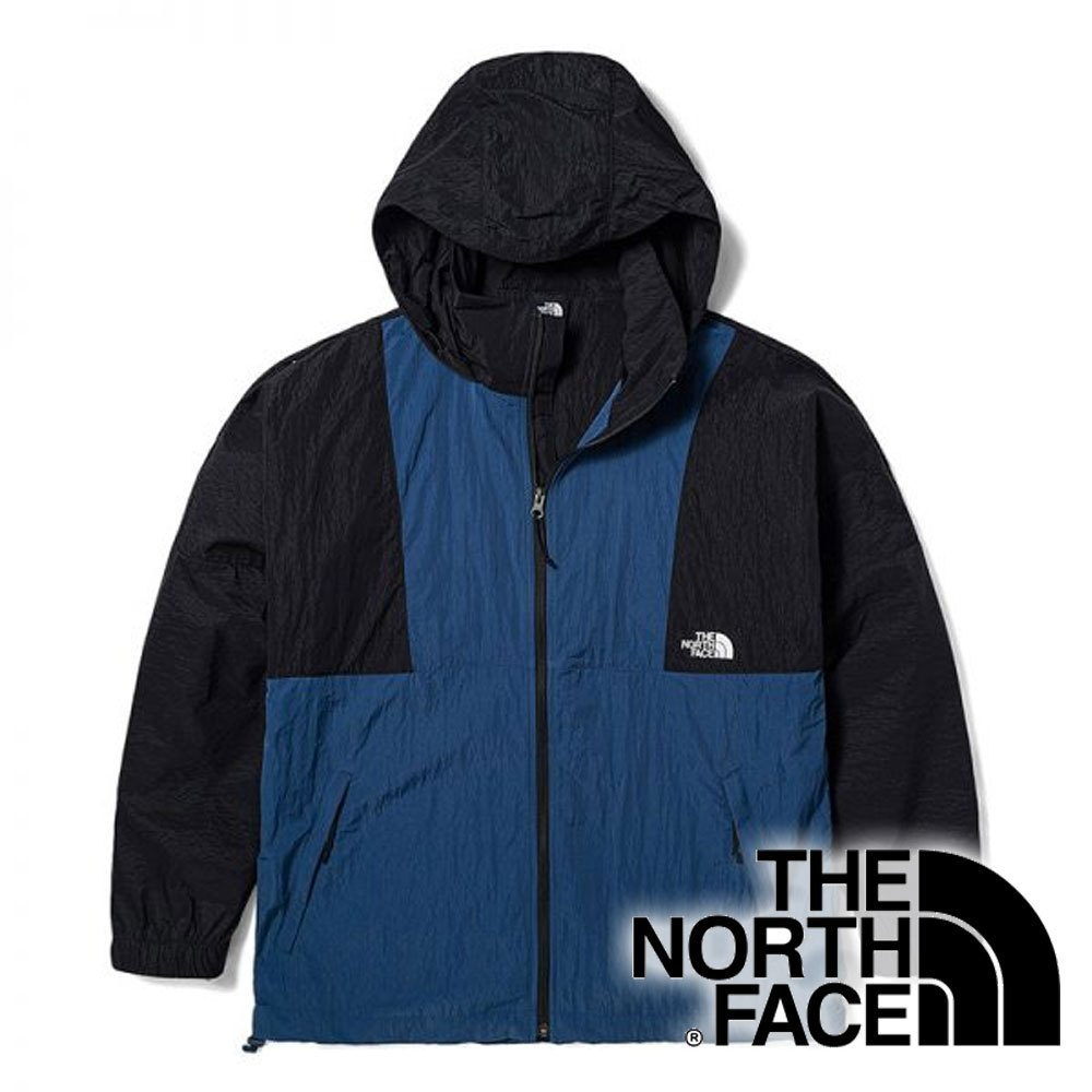 【THE NORTH FACE 美國】男防風連帽外套 『海軍藍/黑』NF0A7WDM