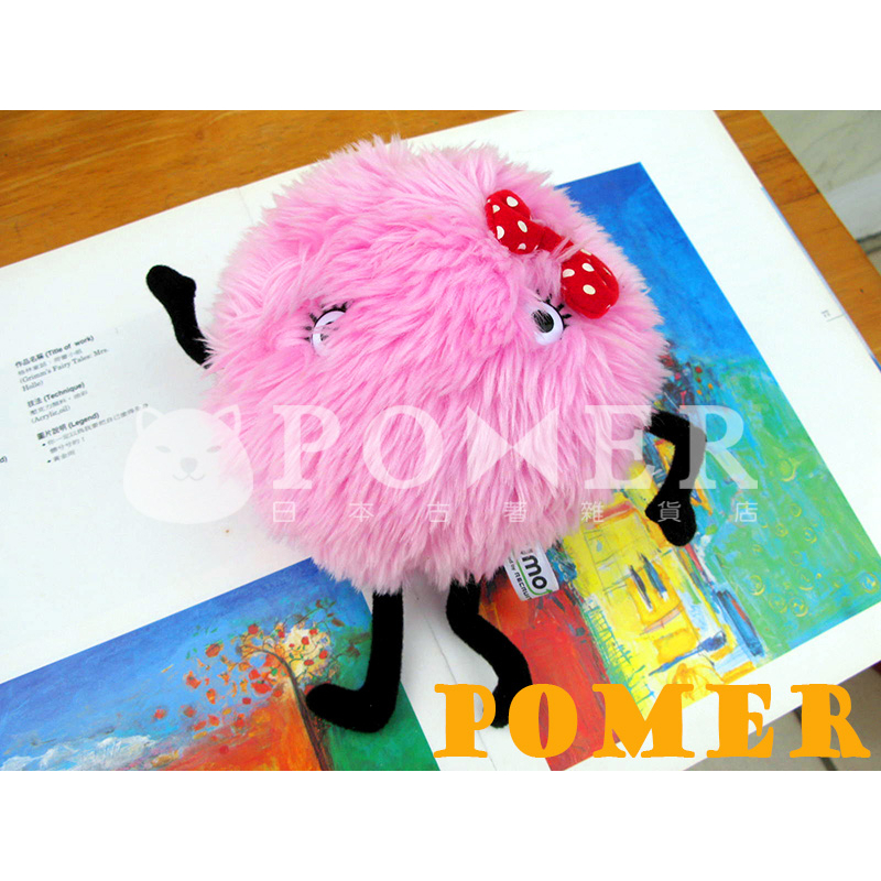 ☆POMER☆日本帶回絕版正品 suumo 不動產 吉祥物 超人氣 草球人 女友 粉紅 蝴蝶結 娃娃玩偶 吊飾 稀有特別