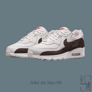 NIKE AIR MAX 90 BROWN 棕 白摩卡 男鞋 休閒鞋 FD0789-600【Insane-21】