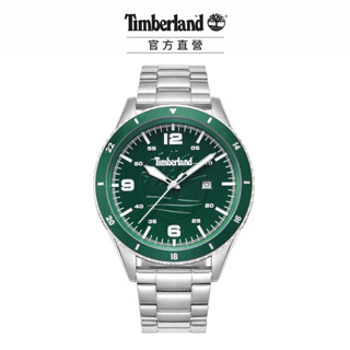 Timberland 男款 ASHMONT系列 46mm 冒險家腕錶 鋼帶-綠/白鋼 (TDWGH0010505)