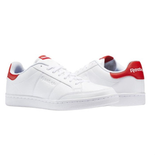 全新 REEBOK ROYAL SMASH 運動休閒鞋 (白紅) 小白鞋 US10.5 EUR44