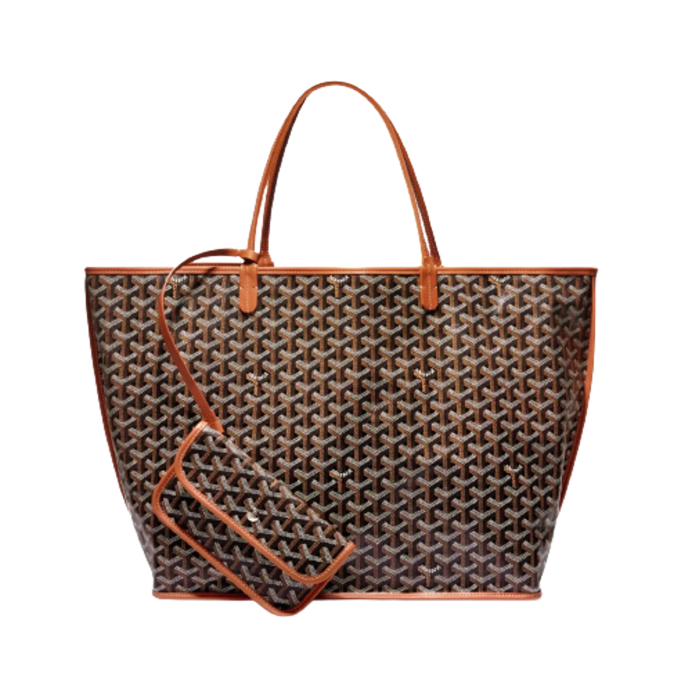 【鋇拉國際】GOYARD PARIS 雙面兩用 Saint Louis 大號托特包 黑色/棕色 歐洲代購 台北實體工作室