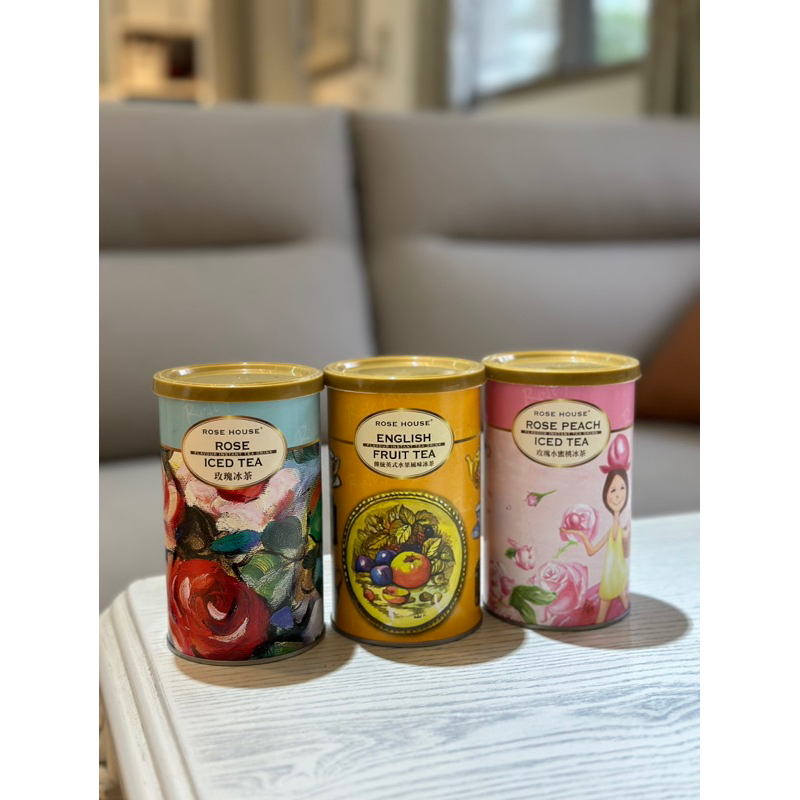 【全新】古典玫瑰園-英式水果風味冰茶/玫瑰冰茶/玫瑰水蜜桃冰茶/傳統英式水果風味冰茶
