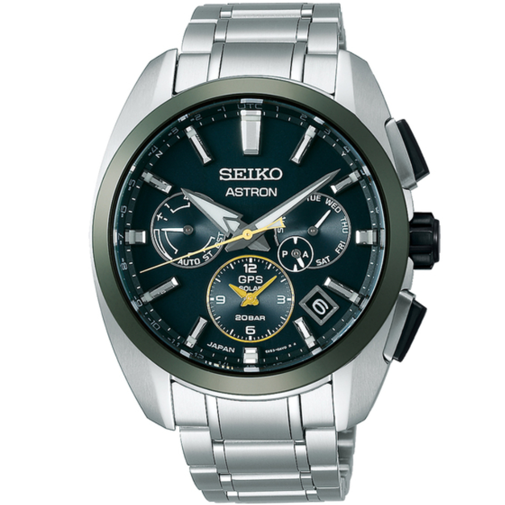 SEIKO 精工錶-黑牌款- Astron 限量 陶瓷太陽能 GPS 鈦金屬手錶5X53-0BA0G(SSH071J1)