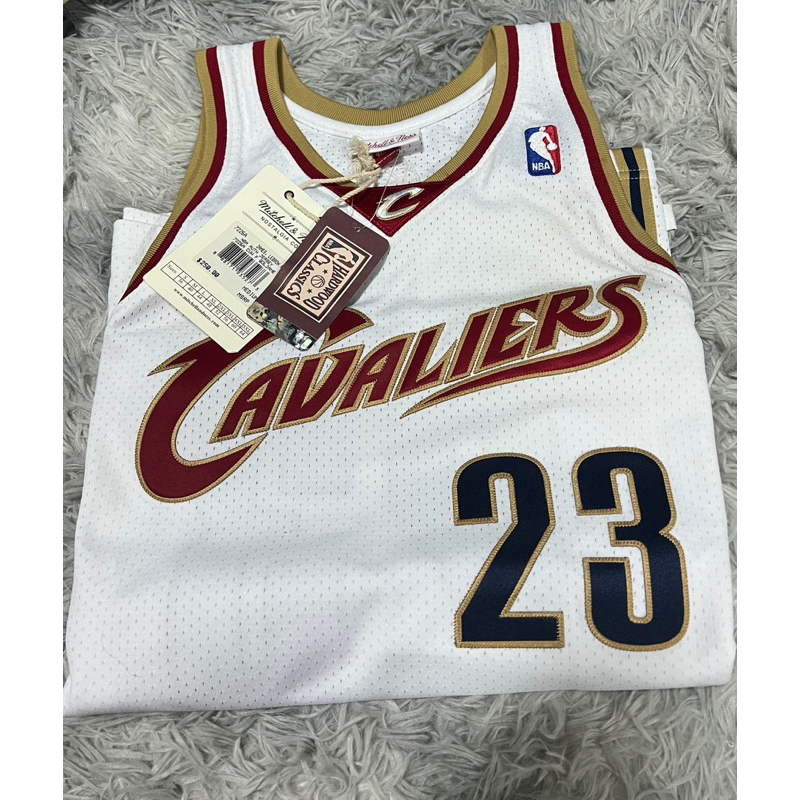 Mitchell &amp; Ness NBA 克里夫蘭 騎士 LeBron James 球衣 球員版 刺繡 復古絕版