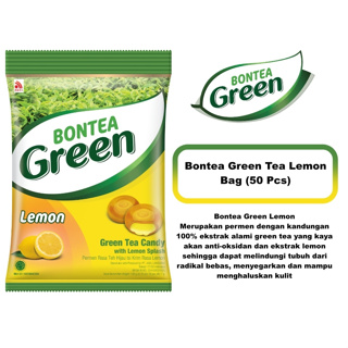 印尼 BONTEA GREEN tea LEMON 檸檬 綠茶 風味 糖果 135g candy
