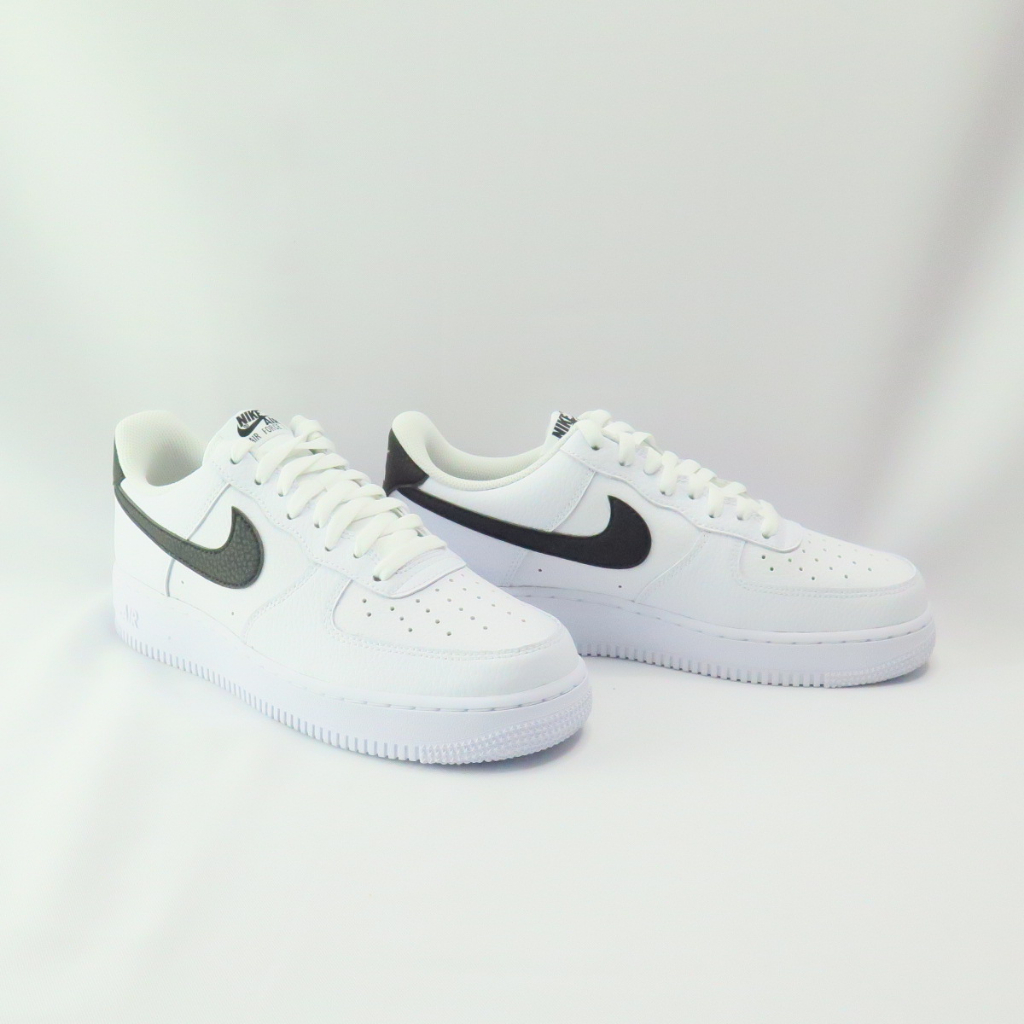 NIKE AIR FORCE 1 07 男休閒鞋 CT2302100 皮革 經典 白x黑【iSport愛運動】