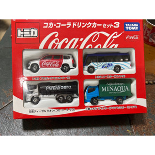 全新日版Tomica トミカ 可口可樂 盒組3 Coca Cola 多美小汽車