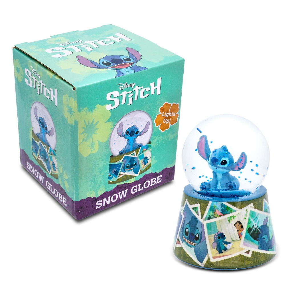 👍正版空運👍美國迪士尼 史迪奇 Lilo &amp; Stitch  公仔 水晶球 雪球 會發光