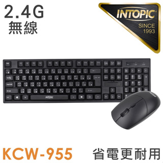 INTOPIC KCW-955 2.4GHz無線鍵盤滑鼠組 [富廉網]
