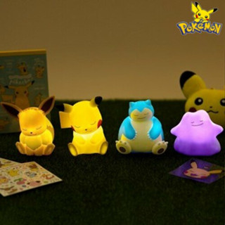 薇琪姐姐 韓國🇰🇷代購 Pokémon 神奇寶貝 造型小夜燈 精靈寶可夢 皮卡丘燈 百變怪 卡比獸小燈 伊布夜燈 睡眠燈