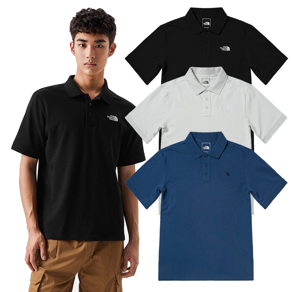 The North Face M S/S LOGO POLO 男 刺繡LOGO短袖POLO衫 3色 NF0A7WE8-