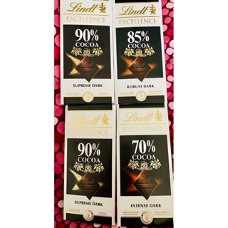Lindt Excellence Dark 70 ,90,85 % 瑞士蓮可可巧克力100g