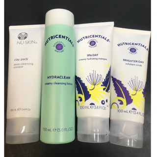 NU SKIN 如新 童顏面膜組合 活水深層潤澤面膜 敷面膏 輕柔磨砂膏(不可限亮溫和磨砂膏) 保濕潔面乳霜