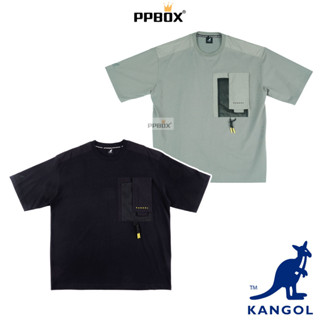 KANGOL 抽繩口袋 短T【63251032】短袖 新衣新包 春夏 素T 透氣 排汗衫 棉T 落肩