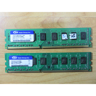 D.桌上型電腦記憶體-Team 十銓 DDR3-1600雙通道 4GB*2共8GB 不分售 直購價100