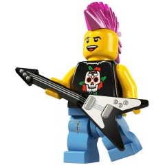 🌐 樂高 LEGO 8804 第4代人偶  04號. 搖滾吉他手 全新已剪袋確認了未組装