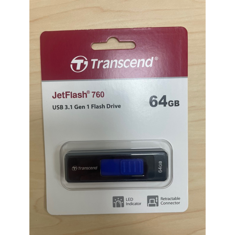 創見隨身碟 JetFlash760 USB3.1 64G (TS64GJF760)