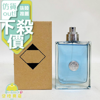 【正品保證】 Versace Pour Homme 凡賽斯經典男性淡香水 100ml TESTER【柒陸商店】