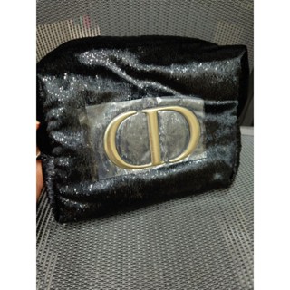 dior 黑色絲絨化妝包