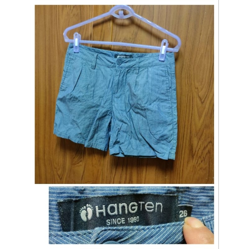 香港腳品牌藍條紋短褲