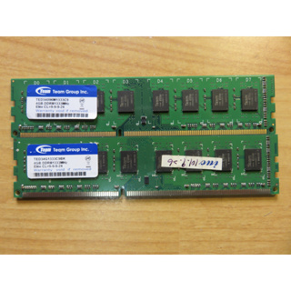 D.桌上型電腦記憶體-Team十銓DDR3-1600雙通道 4GB*2共 8GB 不分售 直購價100