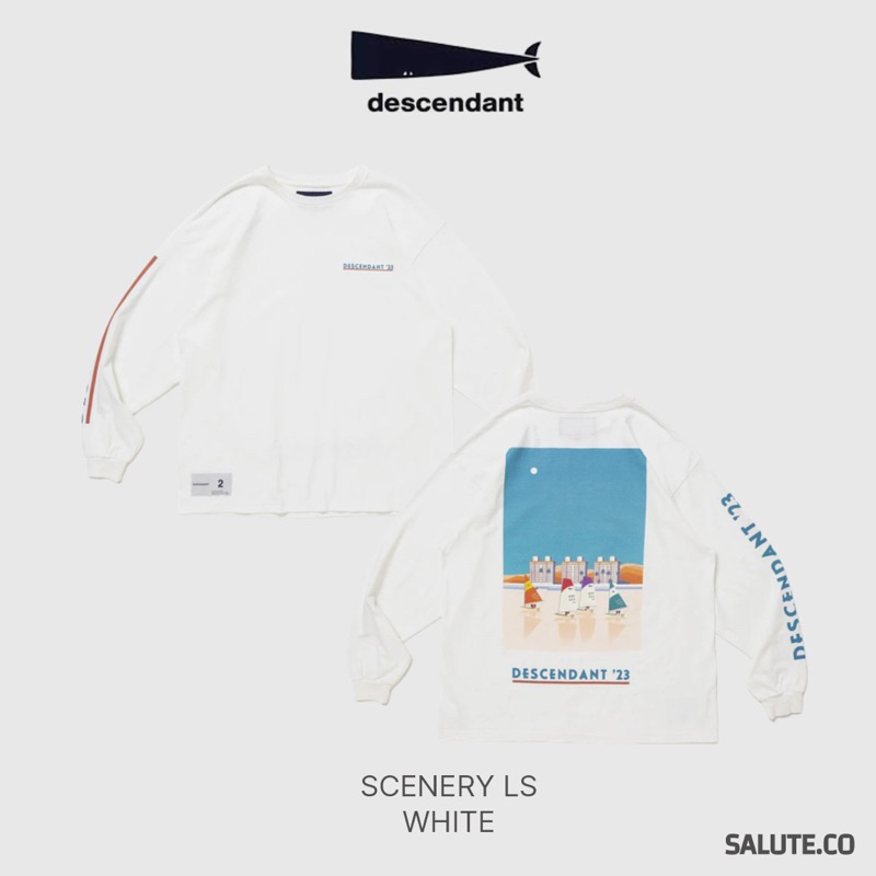 超目玉！ 極少 即発送 23SS LS SCENERY DESCENDANT Sサイズ SCENERY