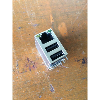 電腦 全新主機板零件 網路孔rj45 usb孔 修補用