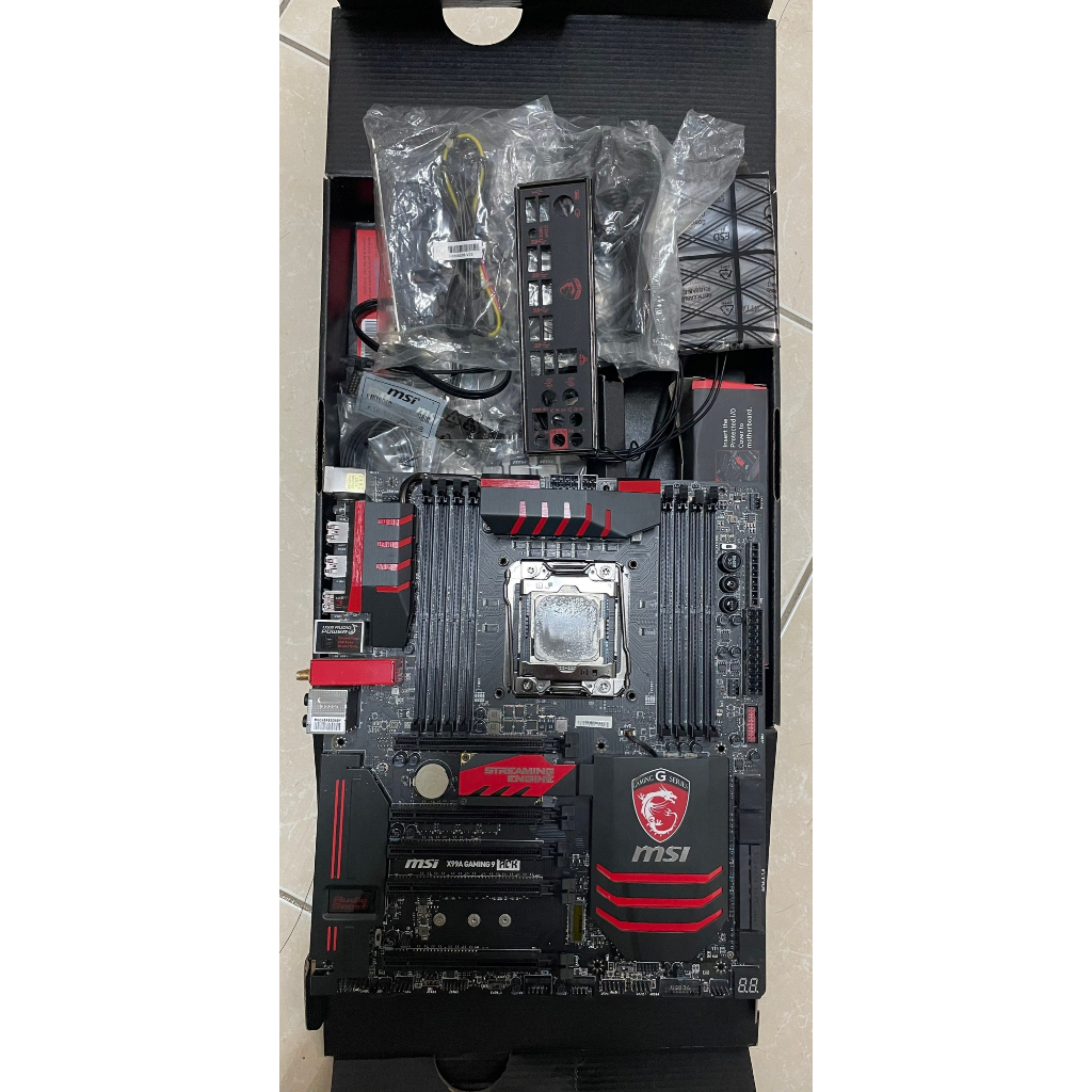 (故障) MSI X99 Gaming 9 ACK 主機板 2011-v3