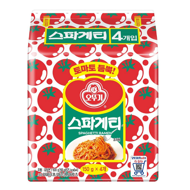 韓國不倒翁 番茄風味義大利麵 韓國泡麵 現貨
