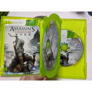 絕版 正版 刺客教條3 ASSASSIN'S CREED 3 XBOX 360 光碟 遊戲 中文版 2片裝