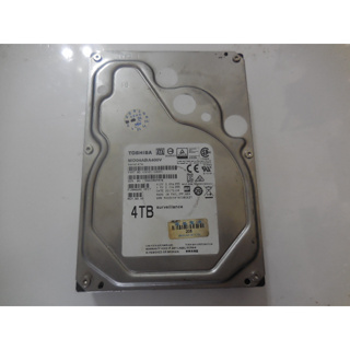 TOSHIBA 3.5吋硬碟/4TB(4000GB)SATA~型號MD04ABA400V <拆機良品>