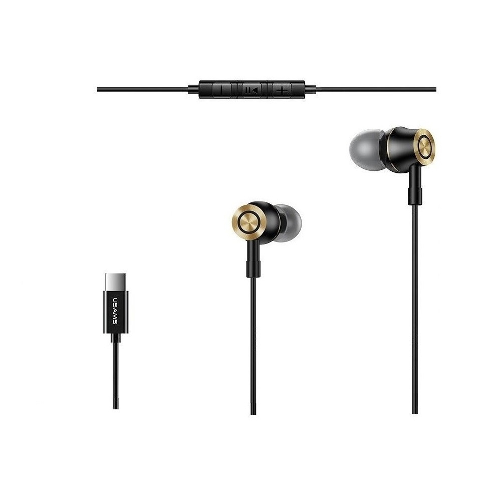 【Type-C 耳機】Usams VIVO X90 pro 5G 6.78吋 V2242A 入耳式立體聲金屬